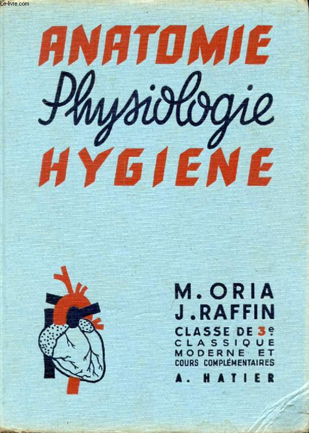 ANATOMIE ET PHYSIOLOGIE, MICROBIOLOGIE ET SECOURISME, HYGIENE, CLASSE DE 3e