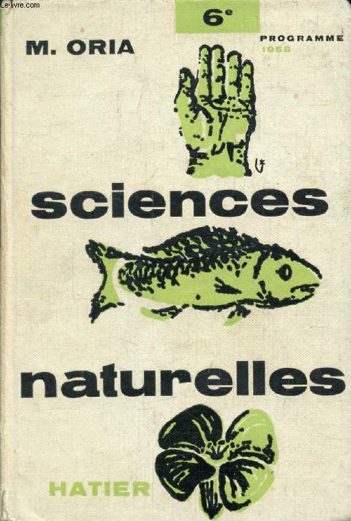 SCIENCES NATURELLES, ZOOLOGIE, BOTANIQUE, CLASSE DE 6e