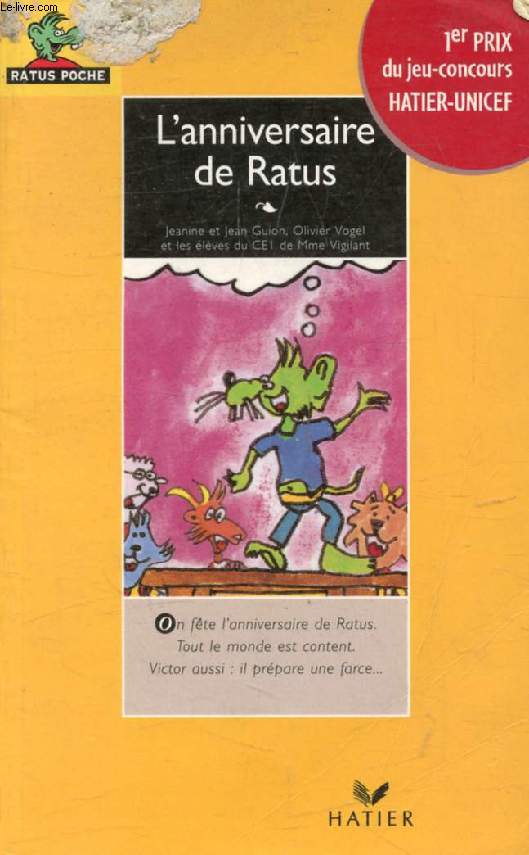 L'ANIVERSAIRE DE RATUS (RATUS POCHE, 23)