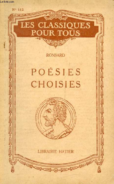 POESIES CHOISIES (Les Classiques Pour Tous)