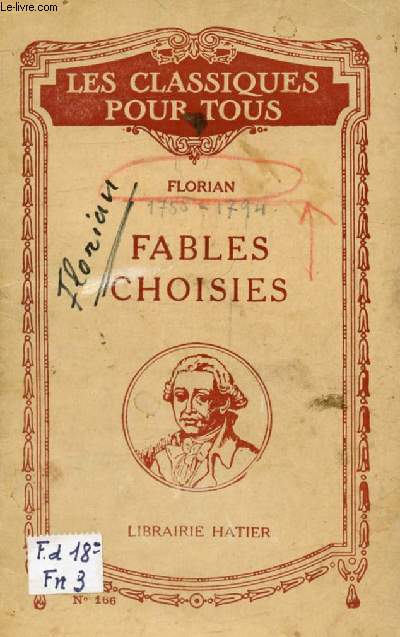 FABLES CHOISIES (Les Classiques Pour Tous)