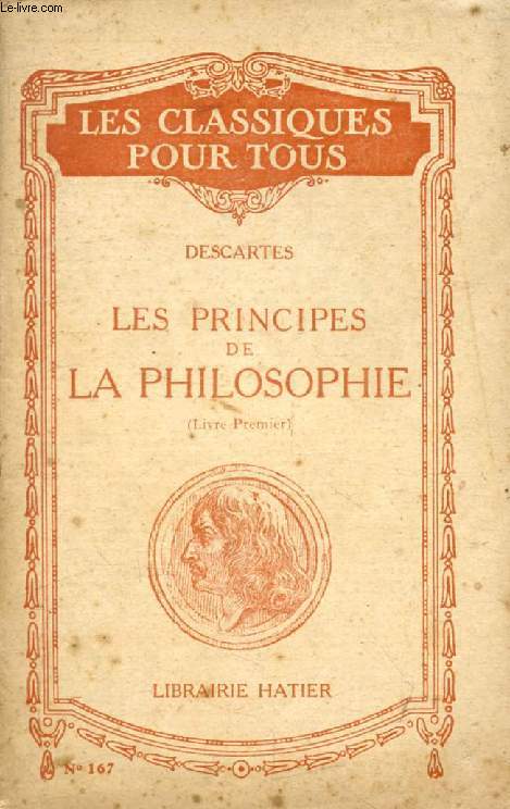 LES PRINCIPES DE LA PHILOSOPHIE, Livre I (Les Classiques Pour Tous)