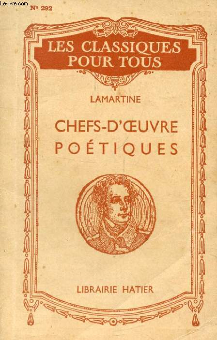 CHEFS-D'OEUVRE POETIQUES (Les Classiques Pour Tous)