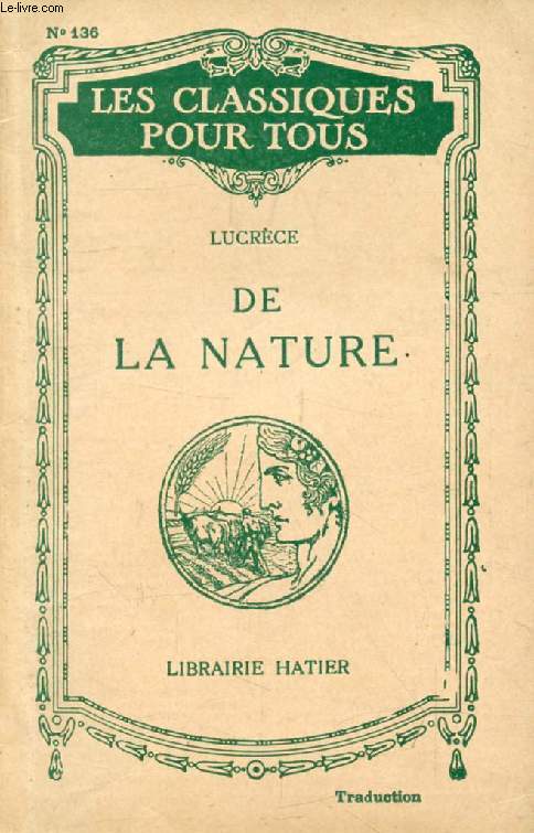 DE LA NATURE, LIVRE V (Traduction) (Les Classiques Pour Tous)