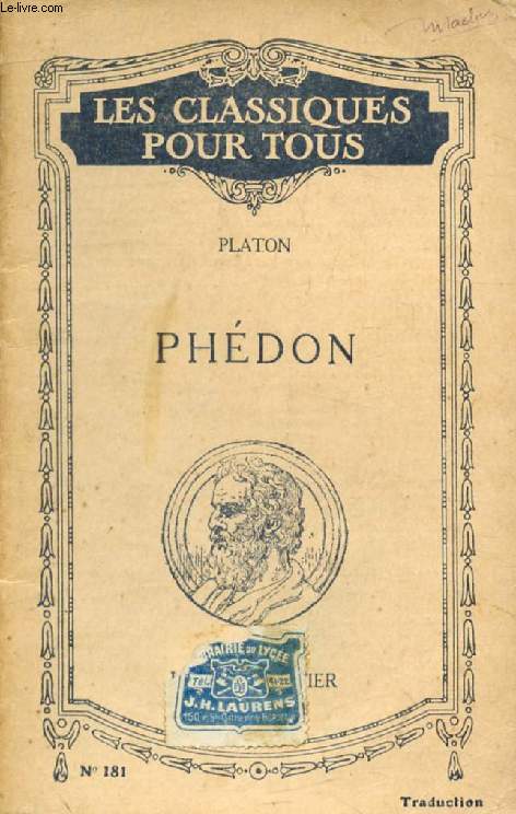 PHEDON (Traduction) (Les Classiques Pour Tous)