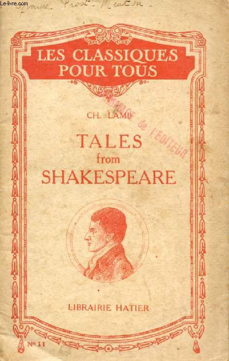 TALES FROM SHAKESPEARE (Les Classiques Pour Tous)