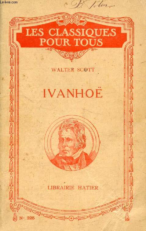 IVANHOE (Les Classiques Pour Tous)