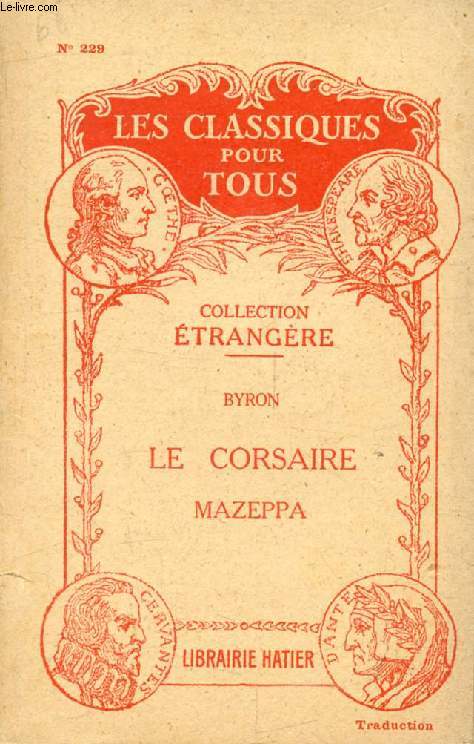 LE CORSAIRE, MAZEPPA (Traduction) (Les Classiques Pour Tous)