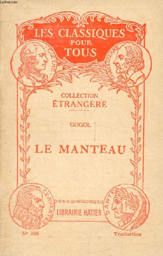 LE MANTEAU (Les Classiques Pour Tous)