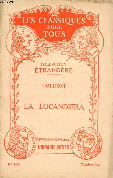 LA LOCANDIERA (Traduction) (Les Classiques Pour Tous)