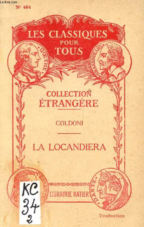 LA LOCANDIERA (Traduction) (Les Classiques Pour Tous)