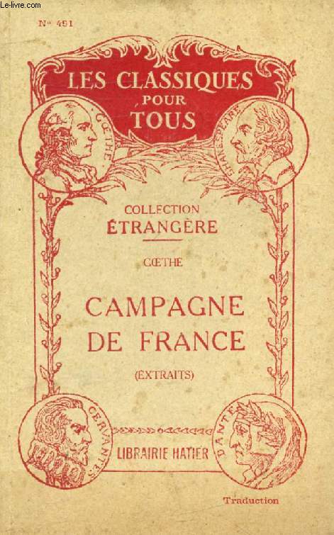 CAMPAGNE DE FRANCE (Traduction) (Les Classiques Pour Tous)