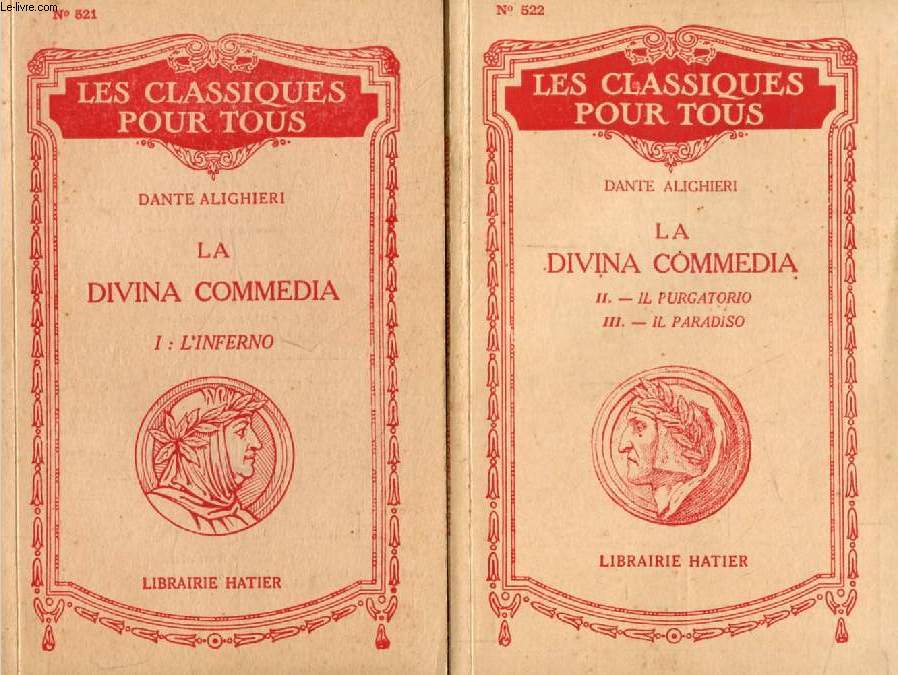 LA DIVINA COMMEDIA, 2 TOMES (Extraits) (Les Classiques Pour Tous)