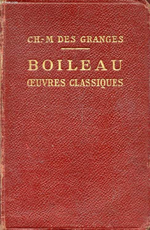 BOILEAU, OEUVRES CLASSIQUES