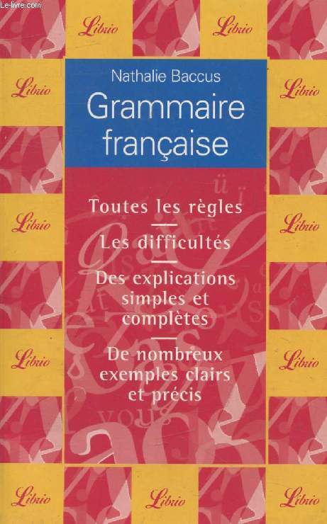 GRAMMAIRE FRANCAISE