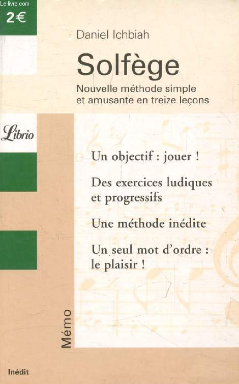 SOLFEGE, NOUVELLE METHODE SIMPLE ET AMUSANTE EN TREIZE LECONS