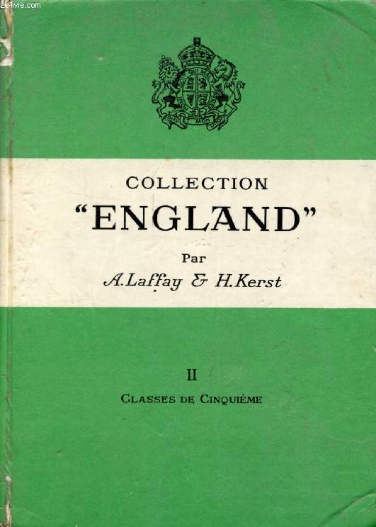 COLLECTION 'ENGLAND', II, CLASSES DE 5e