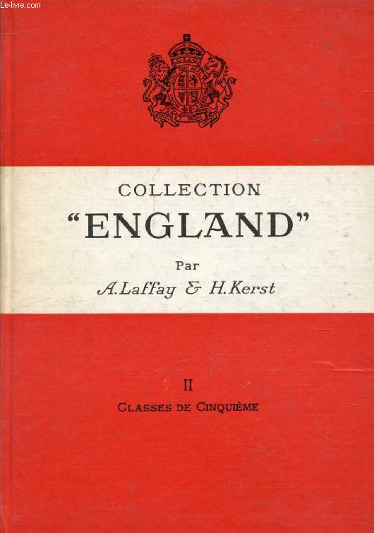 COLLECTION 'ENGLAND', II, CLASSES DE 5e