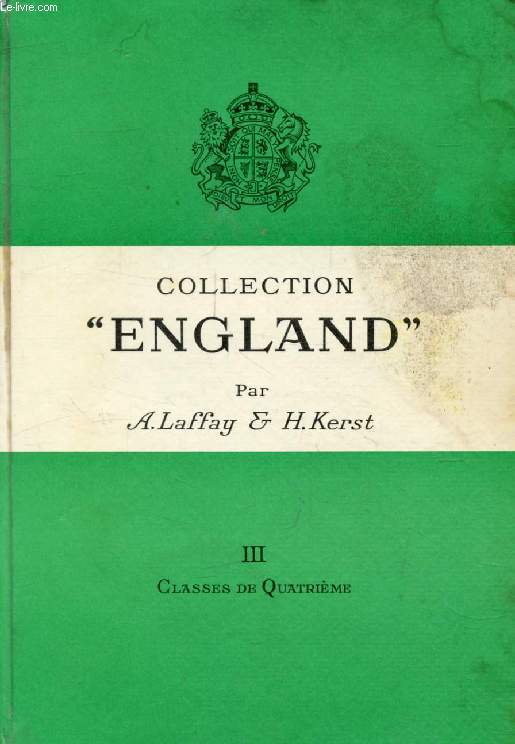 COLLECTION 'ENGLAND', III, CLASSES DE 4e