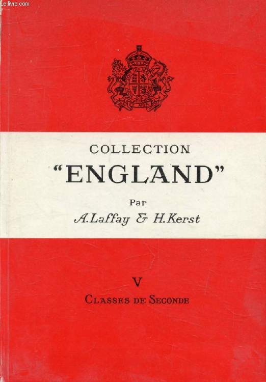 COLLECTION 'ENGLAND', V, CLASSES DE 2nde