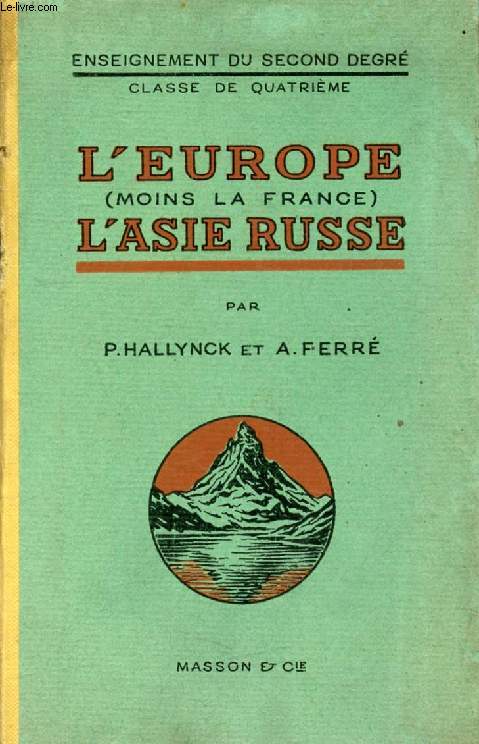 L'EUROPE MOINS LA FRANCE, L'ASIE RUSSE, CLASSES DE 4e