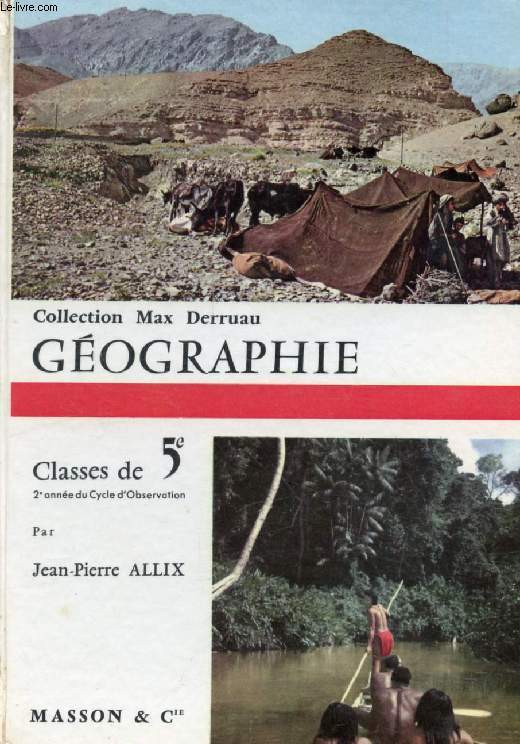 GEOGRAPHIE, CLASSES DE 5e, 2e ANNEE DU CYCLE D'OBSERVATION