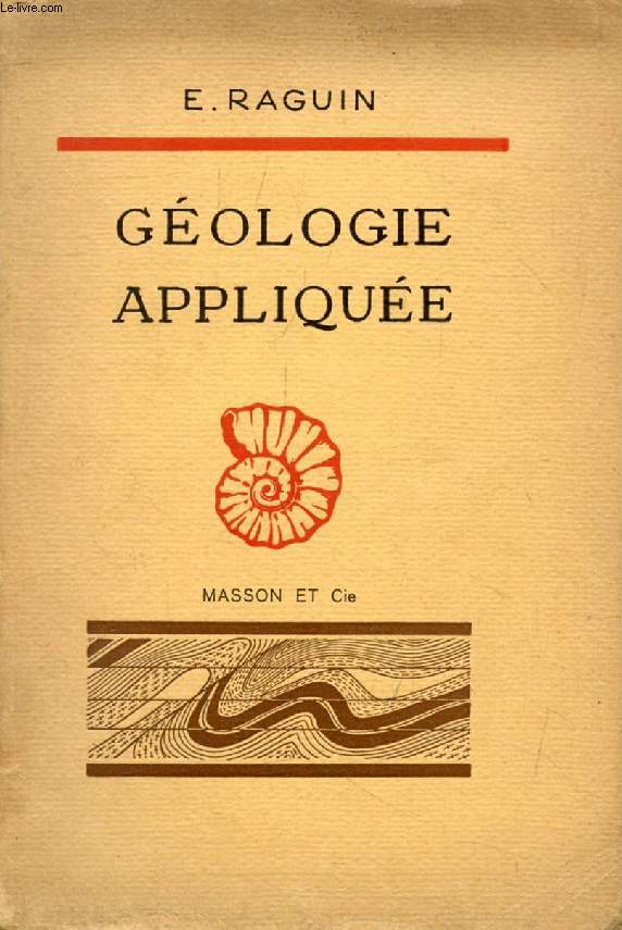 GEOLOGIE APPLIQUEE