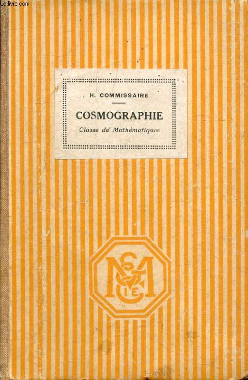 LECONS DE COSMOGRAPHIE, CLASSES DE MATHEMATIQUES