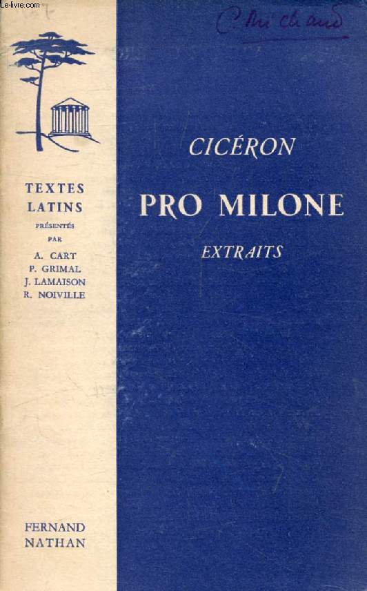 PRO MILONE (EXTRAITS)