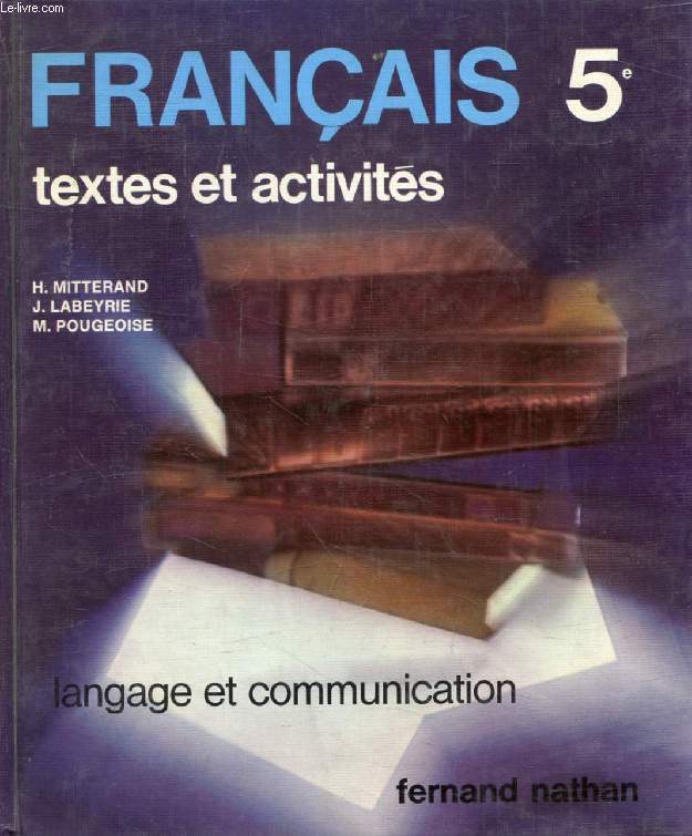 FRANCAIS 5e, TEXTES ET ACTIVITES