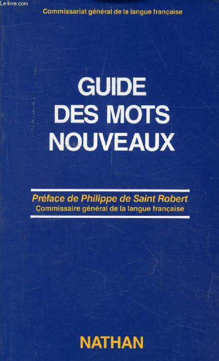 GUIDE DES MOTS NOUVEAUX