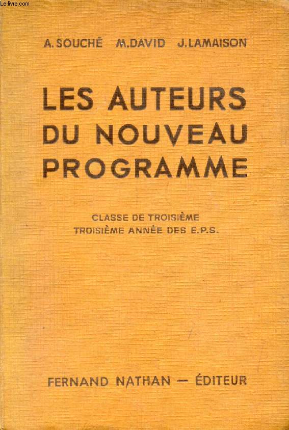 LES AUTEURS DU NOUVEAU PROGRAMME, CLASSE DE 3e, 3e ANNEE DES E.P.S. ET DES C.C.