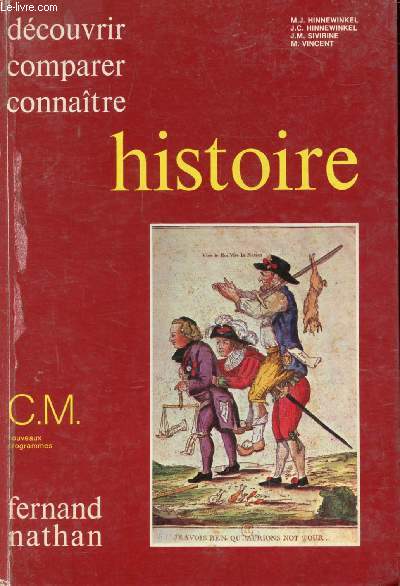 HISTOIRE, COURS MOYEN (DECOUVRIR, COMPARER, CONNAITRE)