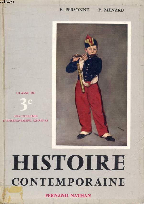 HISTOIRE CONTEMPORAINE, DE 1815  1939, 3e