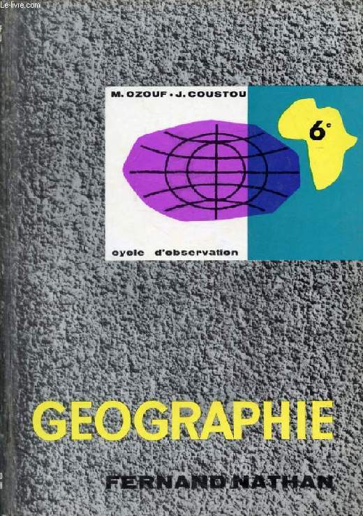 GEOGRAPHIE, CLASSE DE 6e