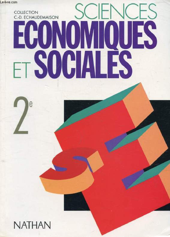 SCIENCES ECONOMIQUES ET SOCIALES, 2e