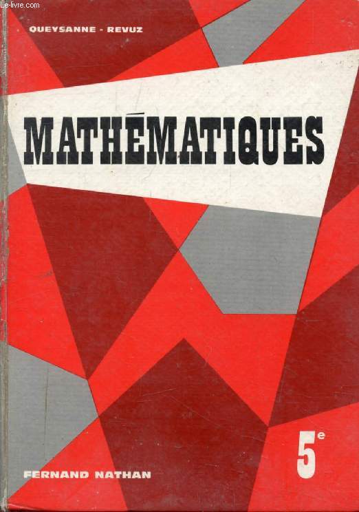 MATHEMATIQUES, CLASSE DE 5e