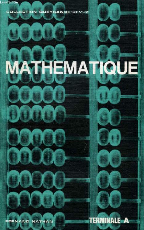 MATHEMATIQUE, TERMINALE A