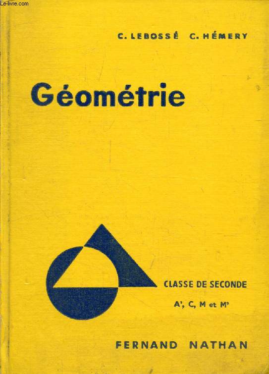 GEOMETRIE, CLASSE DE 2de A', C, M, M'
