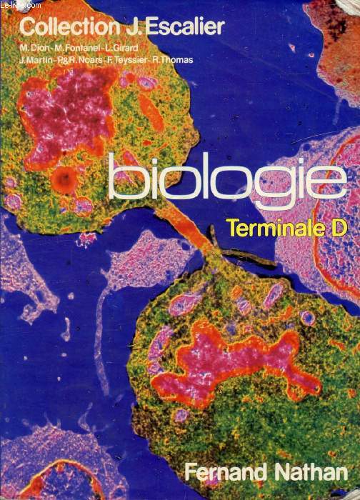 BIOLOGIE, TERMINALE D