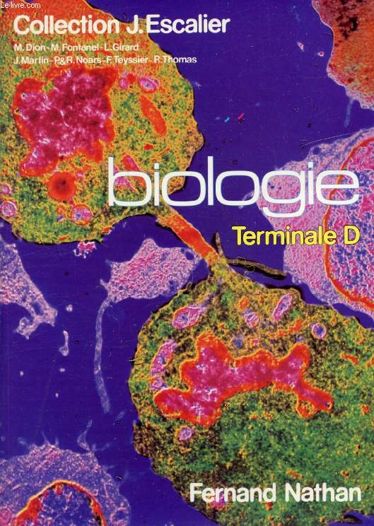 BIOLOGIE, TERMINALE D