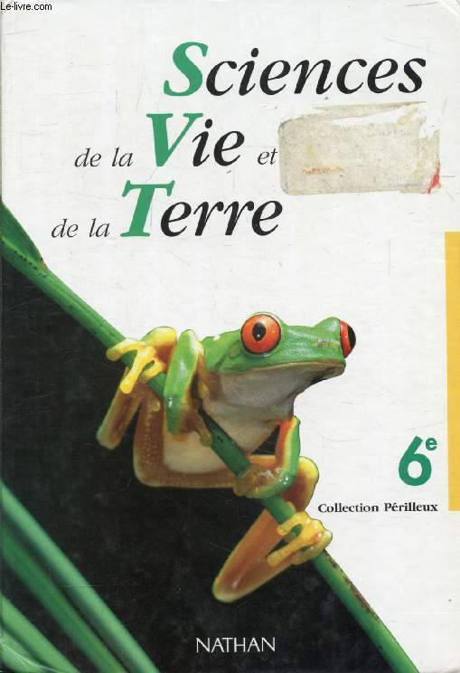 SCIENCES DE LA VIE ET DE LA TERRE, 6e