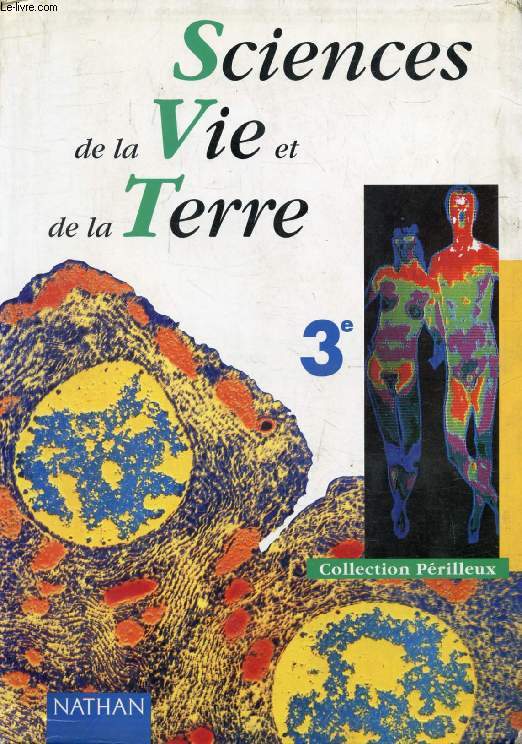 SCIENCES DE LA VIE ET DE LA TERRE, 3e