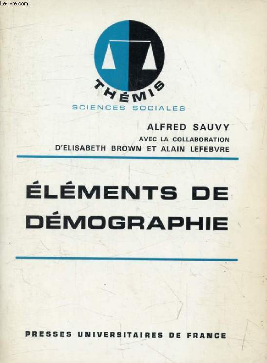 ELEMENTS DE DEMOGRAPHIE (Thmis)