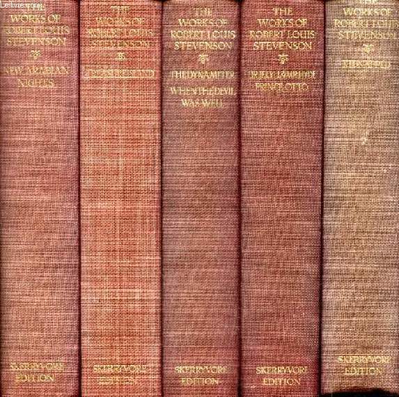 THE WORKS OF ROBERT LOUIS STEVENSON, SKERRYVORE EDITION, 30 VOLUMES (COMPLETE)