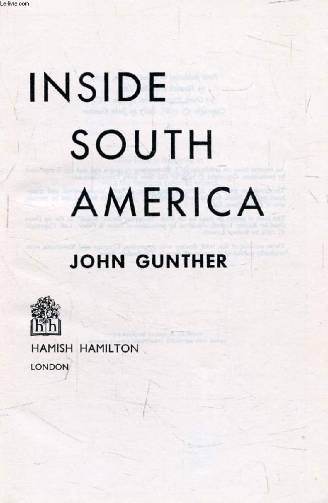 INSIDE SOUTH AMERICA