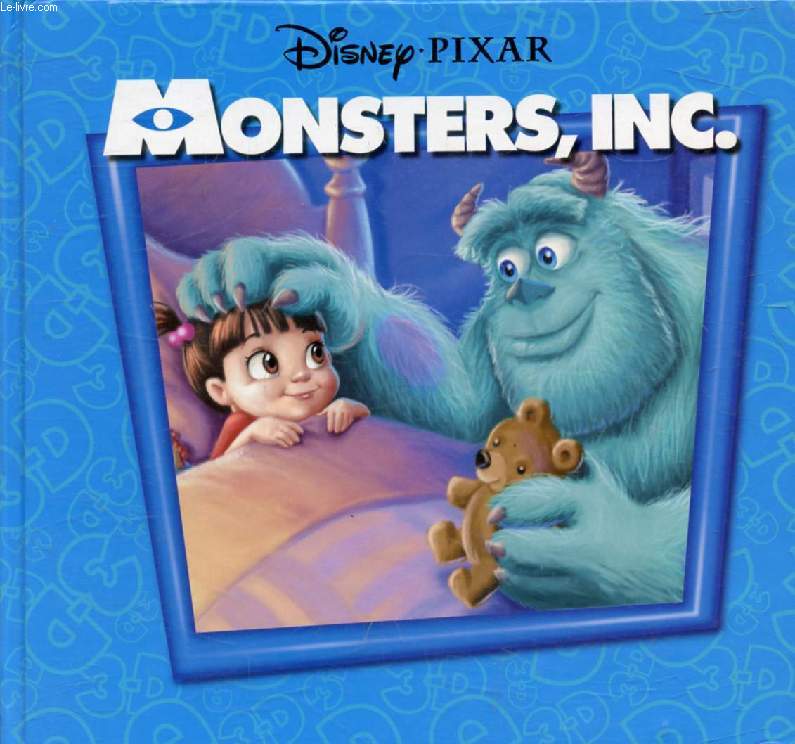 MONSTERS, INC. (DISNEY, PIXAR), COLOURING BOOK