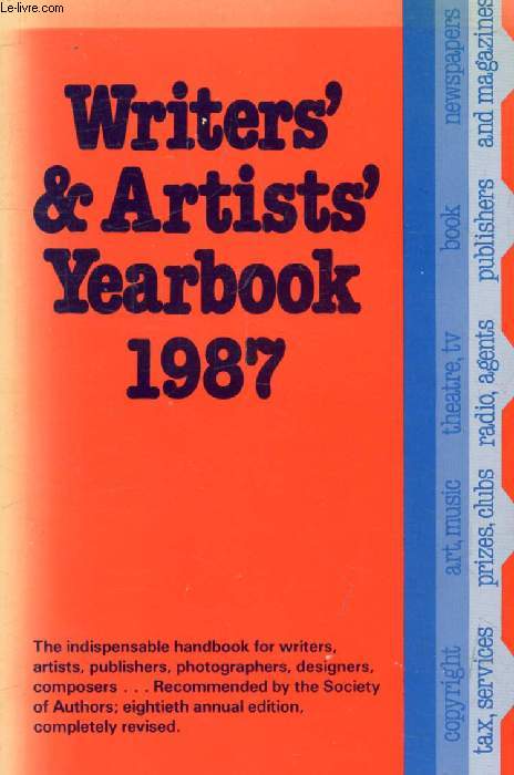 WRITERS' & ARTISTS' YEARBOOK 1987