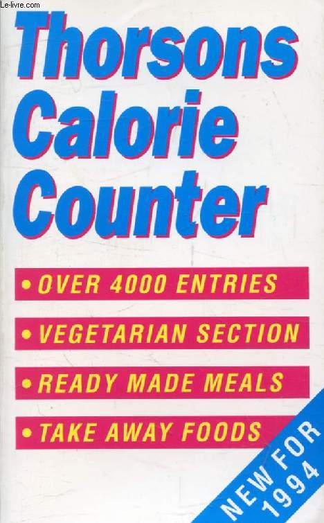 THORSONS CALORIE COUNTER 1994