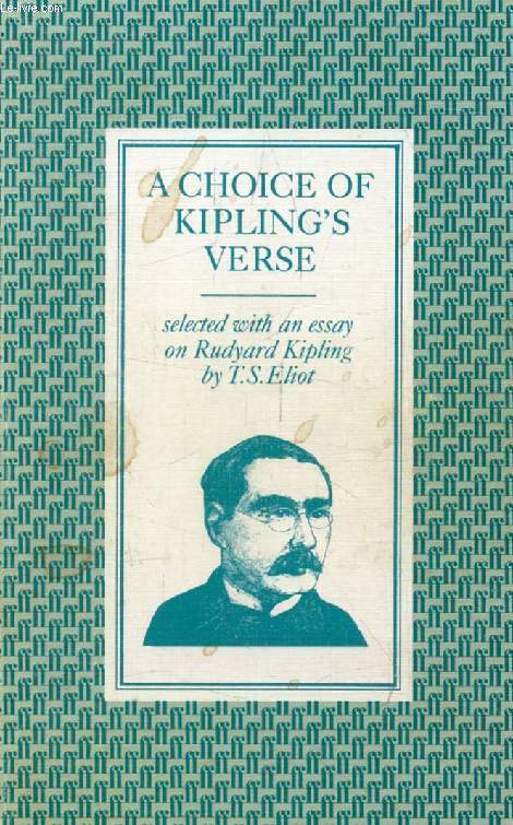 A CHOICE OF KIPLING'S VERSE